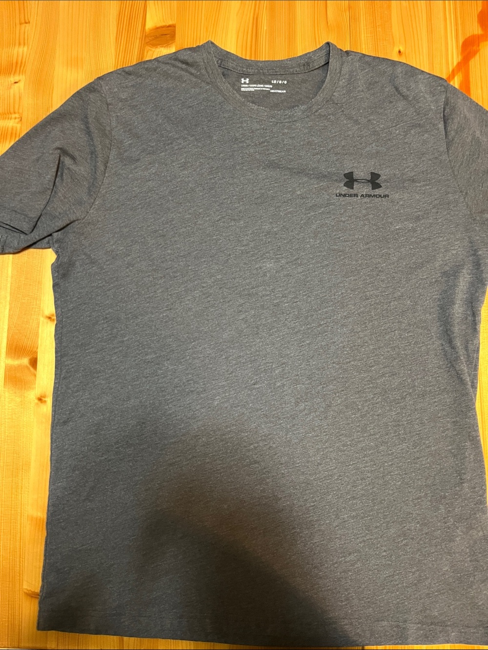 Under Armour Charcoal Gray Crew Neck Performance Tee